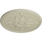 Ekena Millwork Milton Ceiling Medallion (Fits Canopies up to 7 7/8"), Hnd-Painted Clear Yellow, 40 5/8"OD x 1 3/4"P CM40MICYF - alternate 2